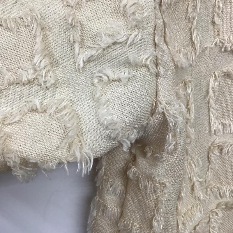 古着 USED シャツ、ブラウス 長袖 AA5744-TP ANDSEARCH M 無地 アイボリー / アイボリー /  レディース USED 古着 中古 10142011