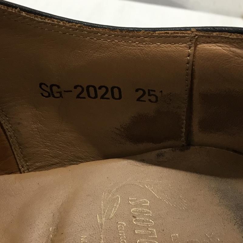 スコッチグレイン SCOTCH GRAIN 革靴 革靴 SG-2020 山陽 × GAKU 25.5 25.5cm 無地 黒 / ブラック /  メンズ USED 古着 中古 10118937