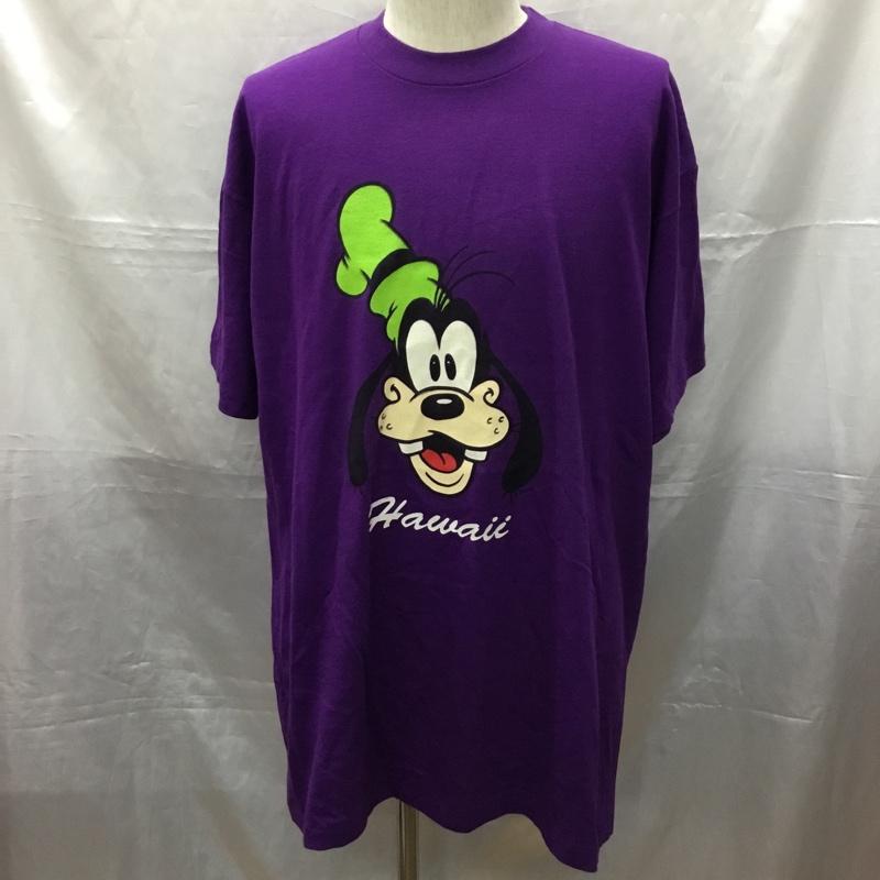 古着 USED Tシャツ 半袖 半袖カットソー プリントTシャツ クルーネックカットソー 古着 90s ディズニー XL プリント 紫 / パープル /  メンズ USED 古着 中古 10114153