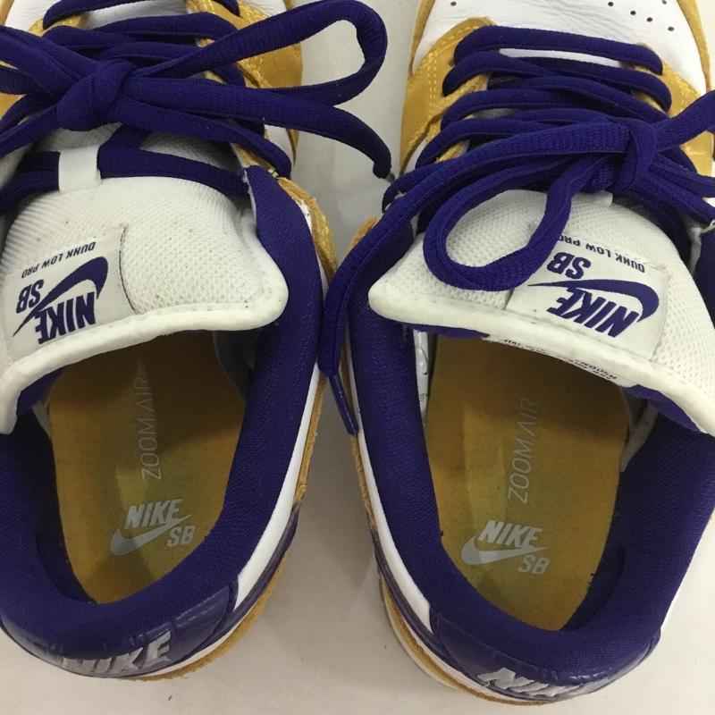 ナイキ NIKE スニーカー スニーカー BQ6817-800 SB DUNK LOW PRO 26cm 箱有 26.0cm ロゴ、文字 白 / ホワイト / X 橙 / オレンジ / X 紫 / パープル /  メンズ USED 古着 中古 10150369