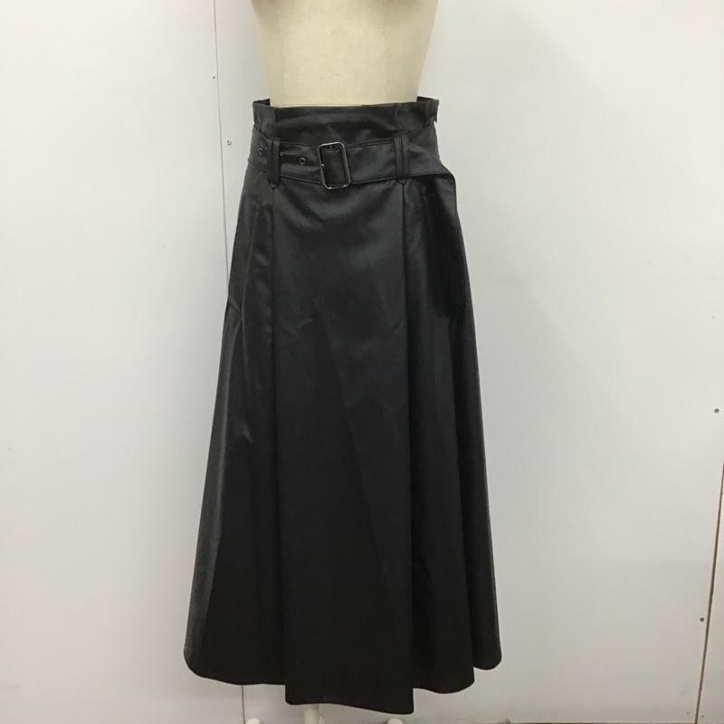アズールバイマウジー AZUL BY MOUSSY スカート ロングスカート M 無地 黒 / ブラック /  レディース USED 古着 中古 10106133