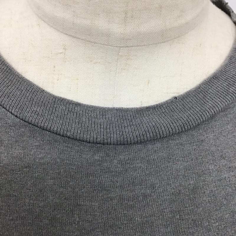 ステューシー STUSSY カットソー 長袖 長袖 L プリント 灰 / グレー /  メンズ USED 古着 中古 10124495