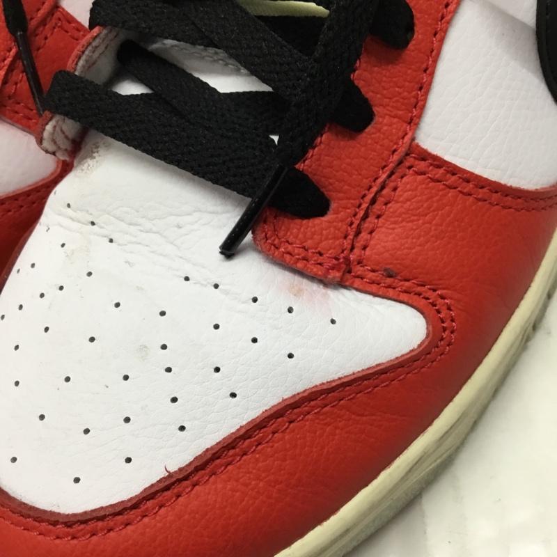 ナイキ NIKE スニーカー スニーカー DZ2536-600 DUNK LOW RETRO PREMIUM 27.5cm 27.5cm ロゴ、文字 白 / ホワイト / X 黒 / ブラック / X 赤 / レッド /  メンズ USED 古着 中古 10106856