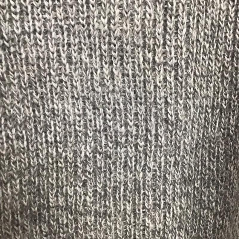 古着 USED ニット、セーター 長袖 長袖ニットカットソー ヘンリーネック セーター 42 無地 灰 / グレー /  メンズ USED 古着 中古 10144782