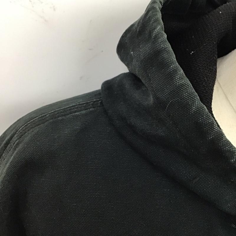 カーハート Carhartt ジャケット、上着 ジャケット、ブレザー J131 BLK Active Jacket アクティブジャケット フード L ロゴ、文字 黒 / ブラック /  メンズ USED 古着 中古 10121301