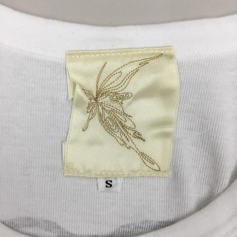 キリュウキリュウ kiryuyrik カットソー 長袖 長袖カットソー クルーネックカットソー ロングスリーブカットソー プリントTシャツ S ロゴ、文字 白 / ホワイト /  メンズ USED 古着 中古 10120705