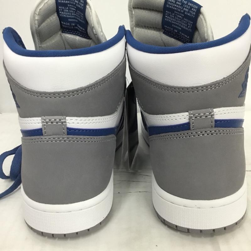 ナイキ NIKE スニーカー スニーカー DZ5485-410 AIR JORDAN 1 RETRO HIGH OG 27cm 箱有 27.0cm ロゴ、文字 白 / ホワイト / X 青 / ブルー / X 灰 / グレー /  メンズ USED 古着 中古 10123808