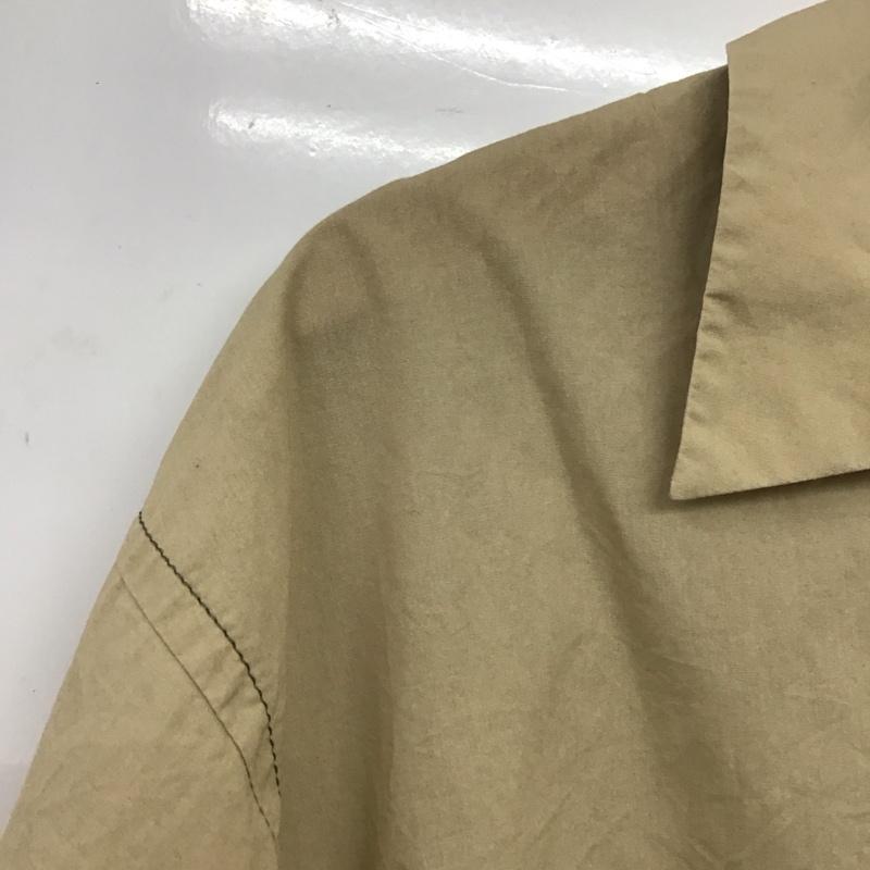 ユニクロ UNIQLO シャツ、ブラウス 半袖 331-449635 半袖シャツ カラーシャツ M 無地 ベージュ / ベージュ /  メンズ USED 古着 中古 10132794