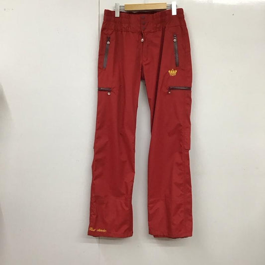 ティーエムティークラシック TMT Classic ボトムス ボトムス TPT-F11CL01 レインパンツ ナイロンパンツ XL ロゴ、文字 赤 / レッド /  メンズ USED 古着 中古 10118758