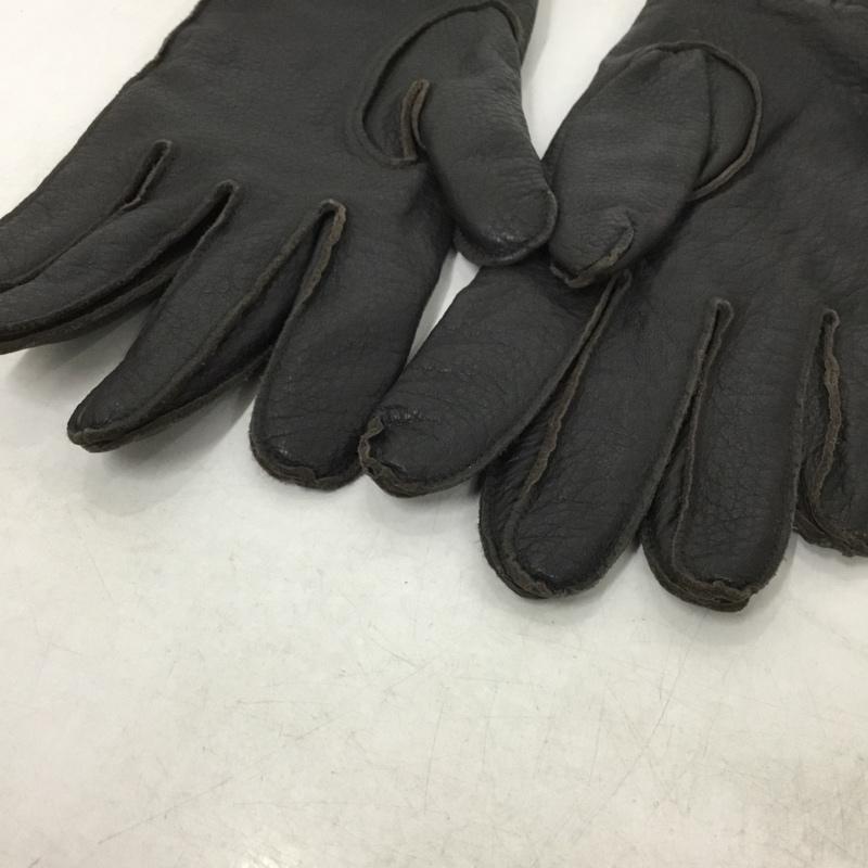 ダンヒル DUNHILL ファッション小物 手袋 レザー 無地 茶 / ブラウン /  メンズ USED 古着 中古 10142727