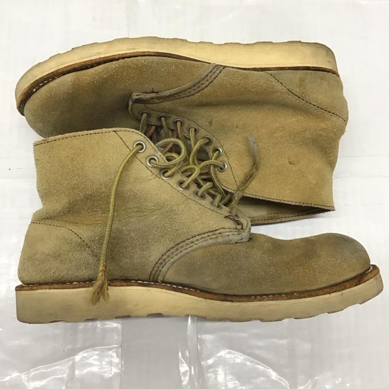 レッドウィング RED WING ブーツ ショートブーツ 02382 アイリッシュセッター 7.5E 無地 ベージュ / ベージュ /  メンズ USED 古着 中古 10121617