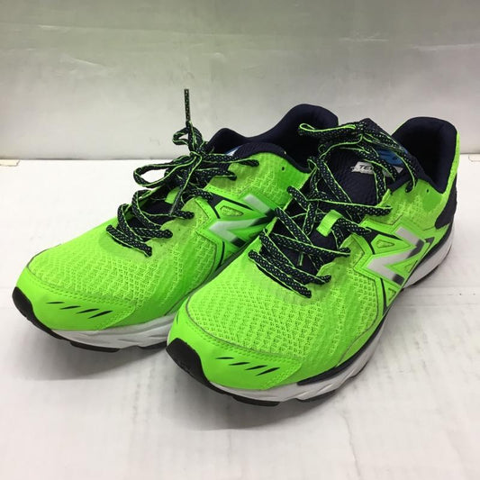 ニューバランス New Balance スニーカー スニーカー M670LB5 28cm ランニング 28.0cm ロゴ、文字 薄緑 / ライトグリーン / X 白 / ホワイト / X 紺 / ネイビー /  メンズ USED 古着 中古 10109203
