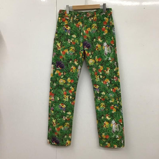 リーバイストラウスアンドコー Levi Strauss & co. パンツ デニム、ジーンズ 551ZAUTHENTICSTRAIGHTPOKEMONGARDEN デニムパンツ 30インチ プリント マルチカラー / マルチカラー /  メンズ USED 古着 中古 10117119