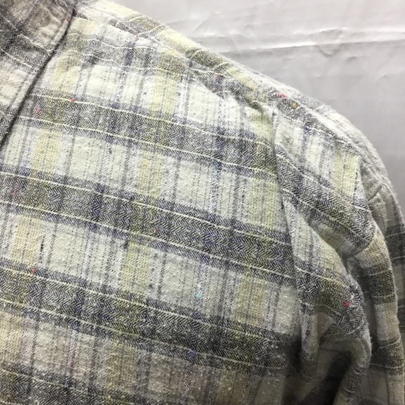 古着 USED シャツ、ブラウス 長袖 長袖シャツ チェックシャツ カジュアルシャツ 古着 ヴィンテージ XXL チェック マルチカラー / マルチカラー /  メンズ USED 古着 中古 10106576