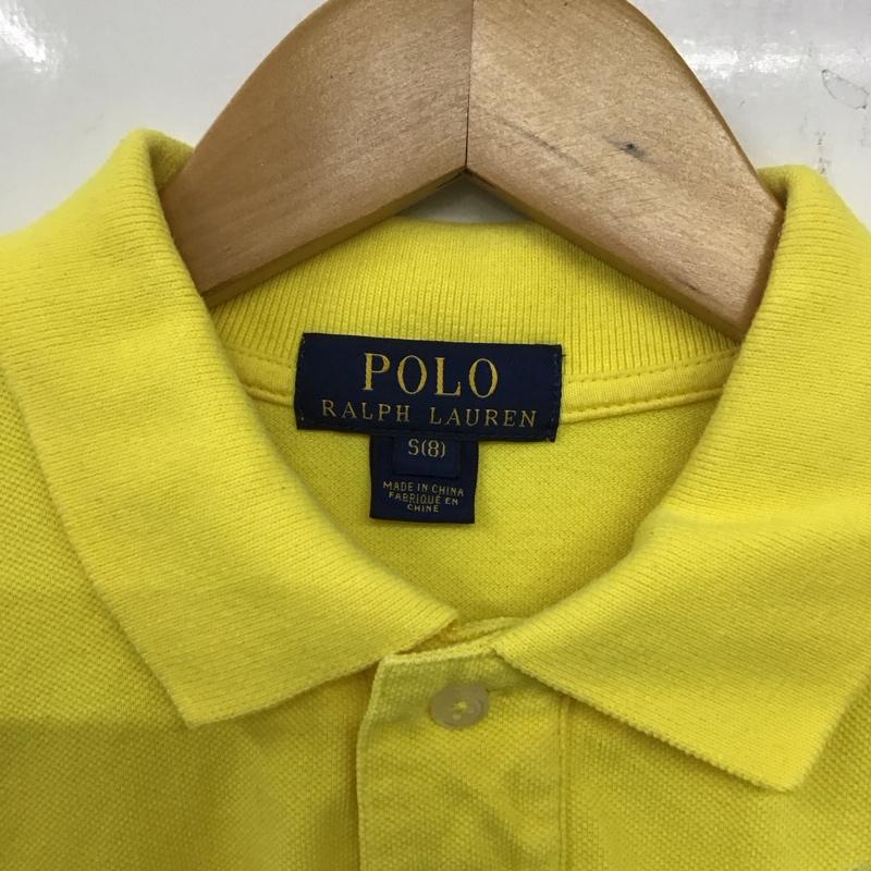 ポロラルフローレン POLO RALPH LAUREN ポロシャツ 半袖 刺繍 S ワンポイント 黄 / イエロー /  レディース USED 古着 中古 10133645