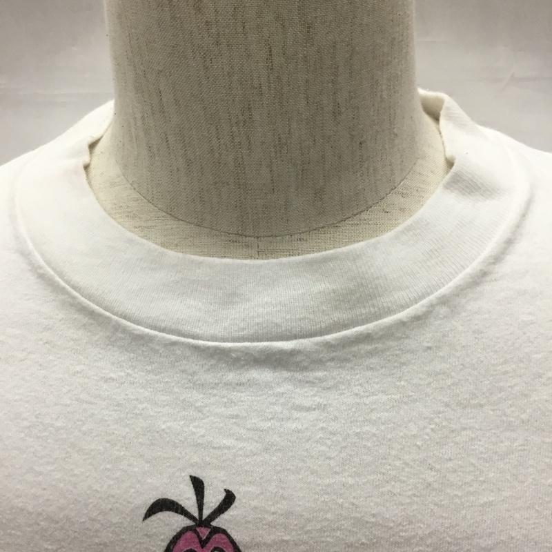古着 USED Tシャツ 半袖 半袖カットソー プリントTシャツ クルーネックカットソー 1995年 コピーライト theflintstone L プリント 白 / ホワイト /  メンズ USED 古着 中古 10119717