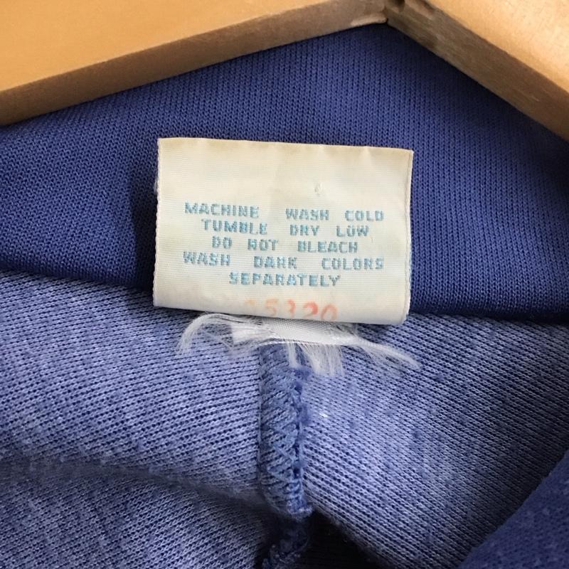 アディダス adidas ジャケット、上着 ジャケット、ブレザー ジップアップジャケット アウター 古着 ジャージ 70s L ロゴ、文字 水色 / ライトブルー /  メンズ USED 古着 中古 10129308