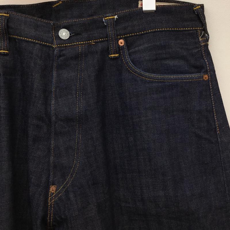 エヴィス EVISU パンツ デニム、ジーンズ 36 ロゴ、文字 インディゴ / インディゴ /  メンズ USED 古着 中古 10144216