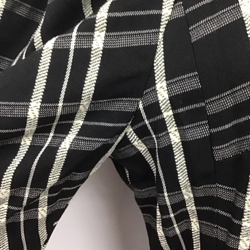 スライ SLY ワンピース ひざ丈スカート 030eaa33-3330 JQ LINE CHECK SH ワンピース 1 チェック 白 / ホワイト / X 黒 / ブラック /  レディース USED 古着 中古 10108513