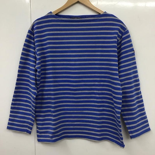 セントジェームス SAINT JAMES カットソー 長袖 長袖カットソー プリントカットソー ワイドネック ボーダー柄 マルチカラー / マルチカラー /  メンズ USED 古着 中古 10131387