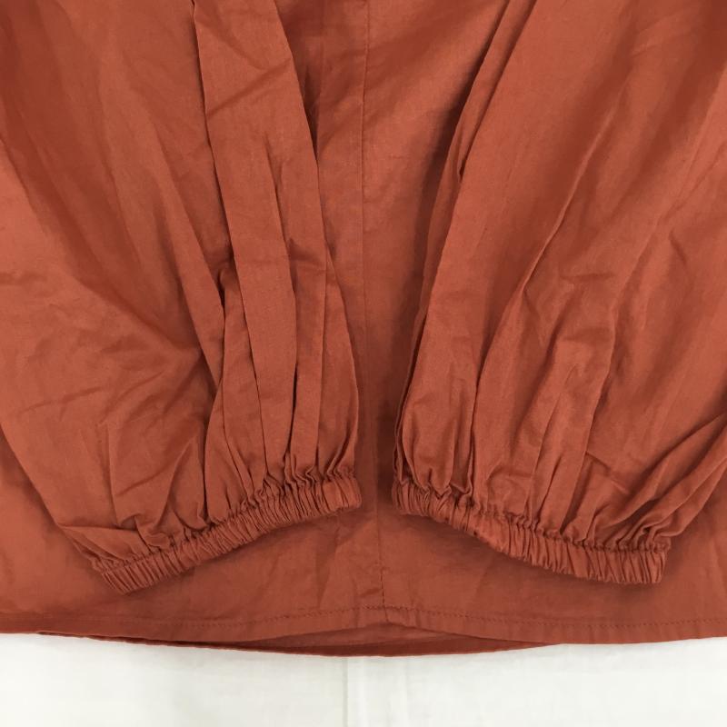 ショコラ フィネ ローブ chocol raffine robe カットソー 長袖 6A13L0A0300 FREE 刺繍 赤 / レッド / X 橙 / オレンジ /  レディース USED 古着 中古 10141331