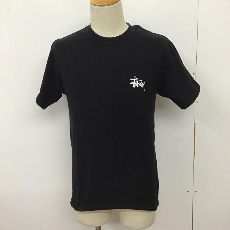 ステューシー STUSSY Tシャツ 半袖 プリント ロゴ S ロゴ、文字 X プリント 黒 / ブラック /  メンズ USED 古着 中古 10128276