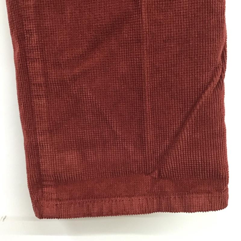 インコテックス INCOTEX パンツ チノパン コーデュロイパンツ センタータックパンツ スリムパンツ 34 無地 えんじ / ワインレッド /  メンズ USED 古着 中古 10111644