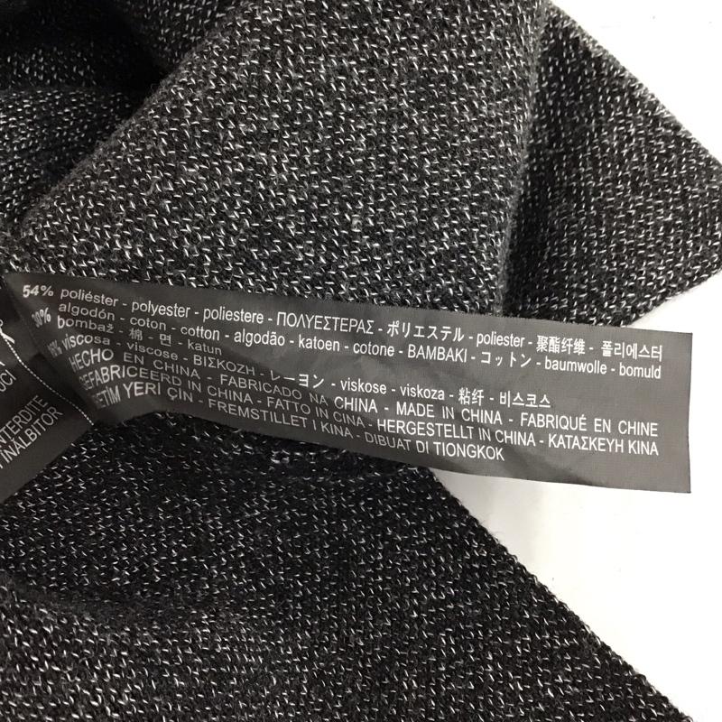 ザラ ZARA ワンピース ミニスカート ニット S 無地 チャコールグレー / チャコールグレー /  レディース USED 古着 中古 10121487