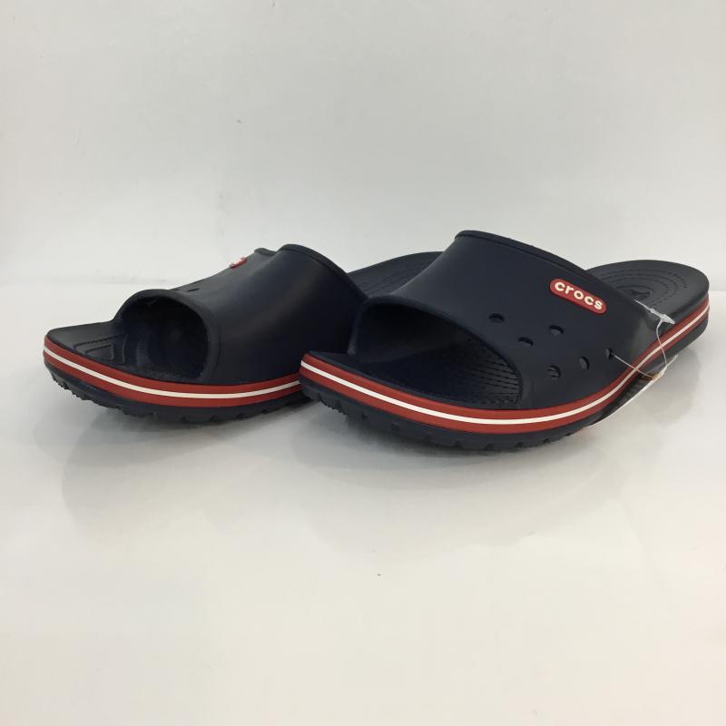 クロックス crocs サンダル サンダル 26cm 204108-4CC Crocband II Slide 26.0cm 無地 紺 / ネイビー /  メンズ USED 古着 中古 10142005