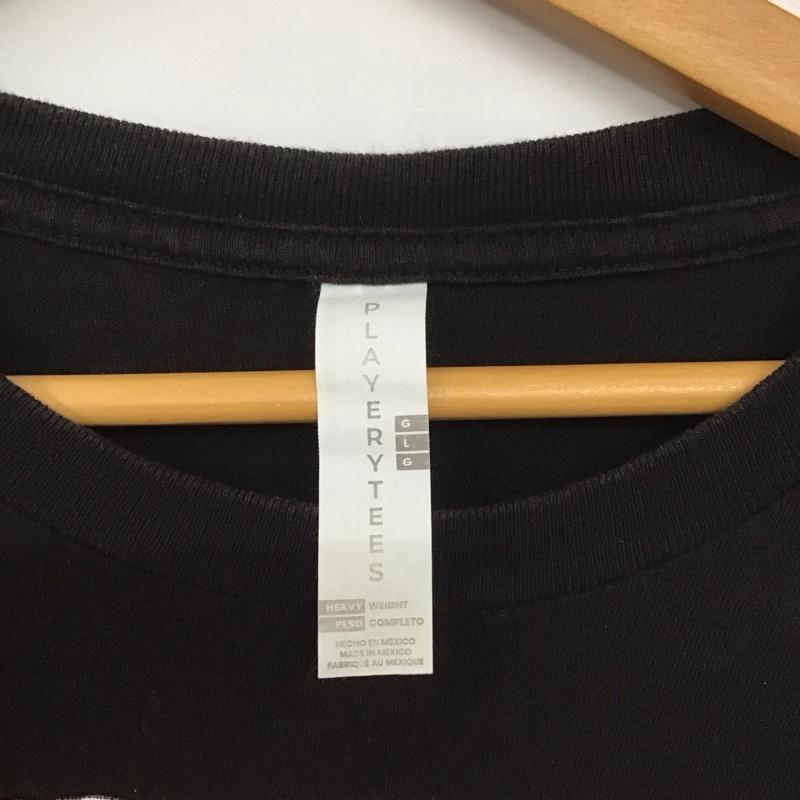 古着 USED Tシャツ 半袖 半袖カットソー プリントTシャツ クルーネックカットソー 古着 L プリント 黒 / ブラック /  メンズ USED 古着 中古 10138893