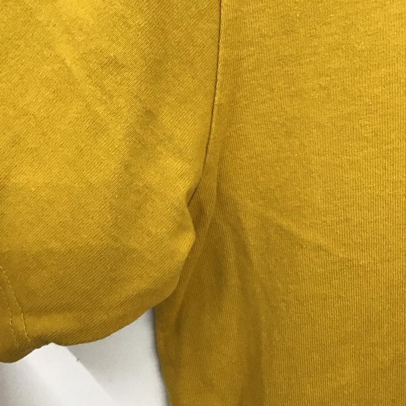 ベンデイビス BEN DAVIS Tシャツ 半袖 半袖カットソー プリントTシャツ クルーネックカットソー L ロゴ、文字 黄 / イエロー /  メンズ USED 古着 中古 10128643