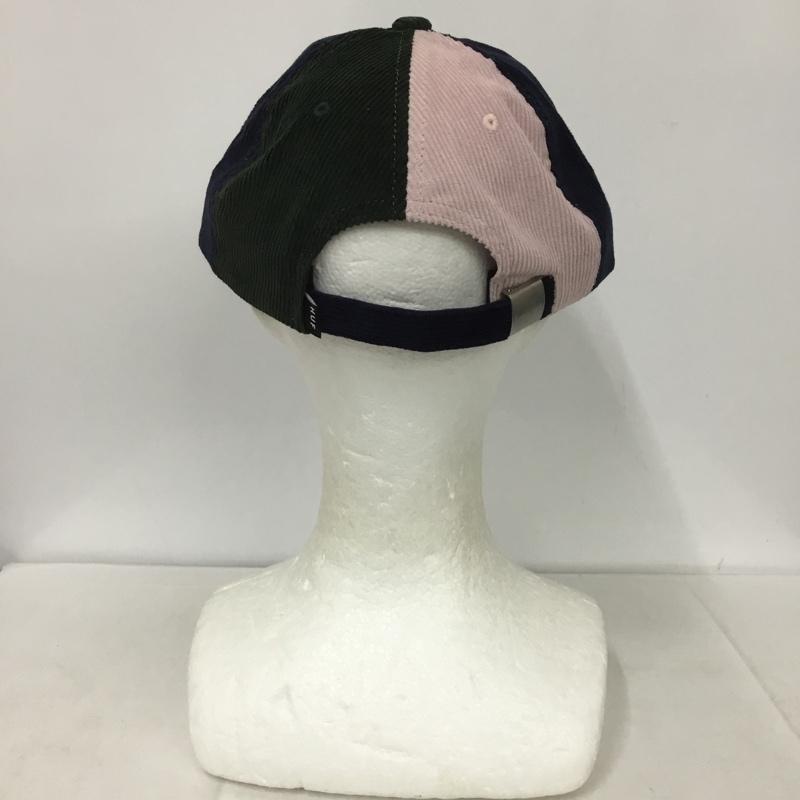 ハフ HUF 帽子 キャップ HT00594 コーデュロイ 6パネル ロゴ、文字 緑 / グリーン / X 紺 / ネイビー / X 桃 / ピンク /  メンズ USED 古着 中古 10132582