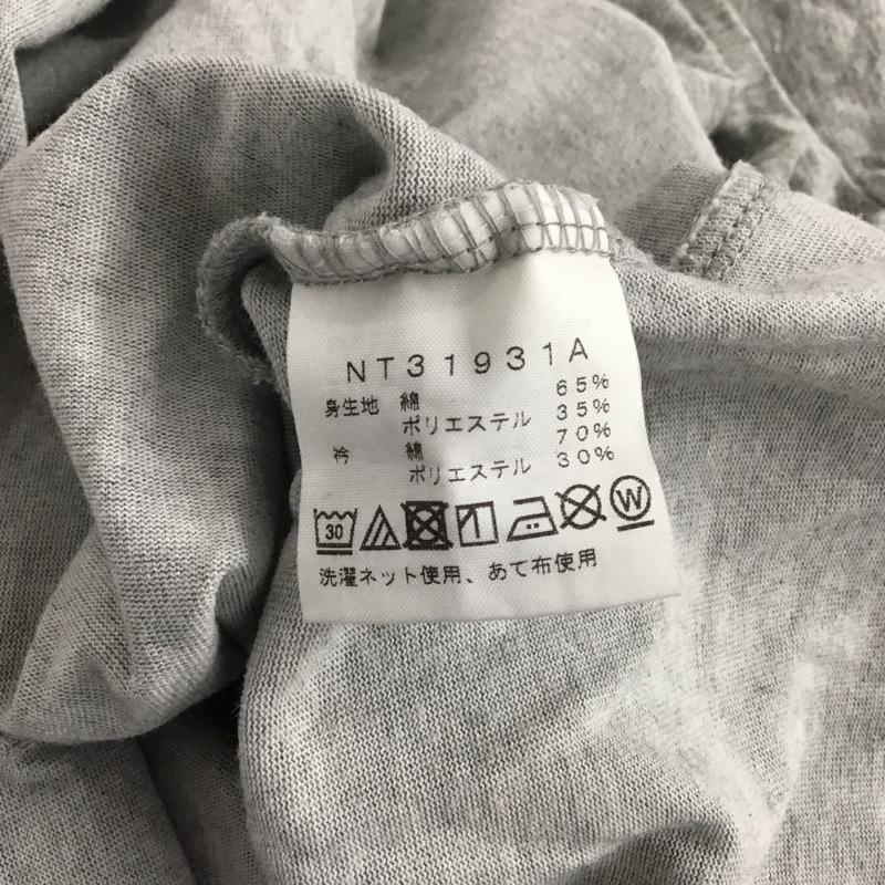 ザノースフェイス THE NORTH FACE Tシャツ 半袖 nt31931a プリントTシャツ 半袖カットソー M プリント 灰 / グレー /  メンズ USED 古着 中古 10147358