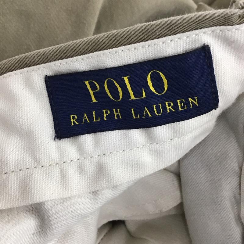 ポロラルフローレン POLO RALPH LAUREN パンツ チノパン チノパン カジュアルパンツ ワイドパンツ ストレートパンツ 32インチ 無地 ベージュ / ベージュ /  メンズ USED 古着 中古 10113000