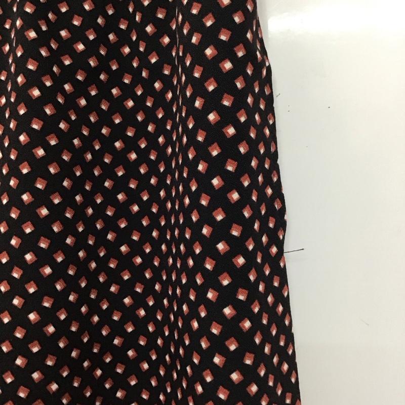 フリークスストア FREAK S STORE パンツ ワークパンツ、ペインターパンツ ワイドパンツ カジュアルパンツ ワークパンツ FREE プリント 黒 / ブラック /  レディース USED 古着 中古 10142673