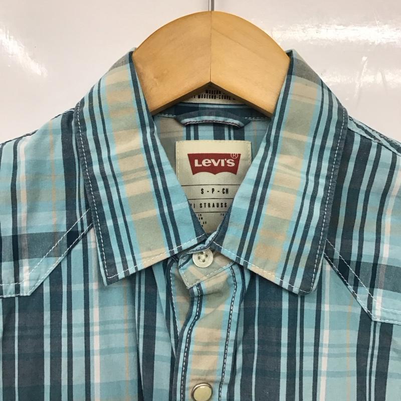リーバイス Levi s シャツ、ブラウス 長袖 長袖シャツ チェックシャツ カラーシャツ ウエスタンシャツ S チェック マルチカラー / マルチカラー /  メンズ USED 古着 中古 10131381