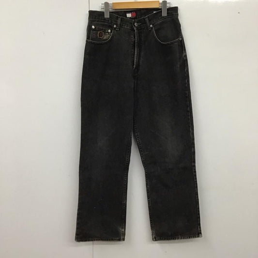 トミー ジーンズ TOMMY JEANS パンツ デニム、ジーンズ 無地 黒 / ブラック /  メンズ USED 古着 中古 10128540