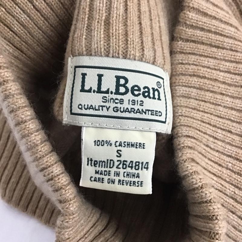 エルエルビーン L.L.Bean ニット、セーター 長袖 ハーフジップ S 無地 ベージュ / ベージュ /  メンズ USED 古着 中古 10111716