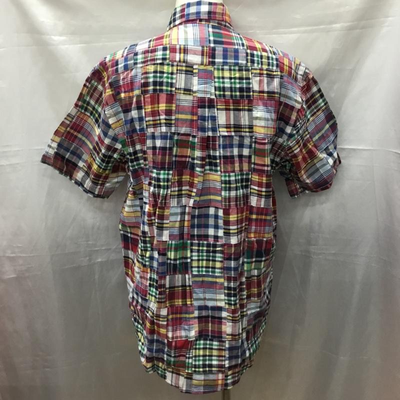 ブルックスブラザーズ BROOKS BROTHERS シャツ、ブラウス 半袖 ボタンダウン M チェック マルチカラー / マルチカラー /  メンズ USED 古着 中古 10111587