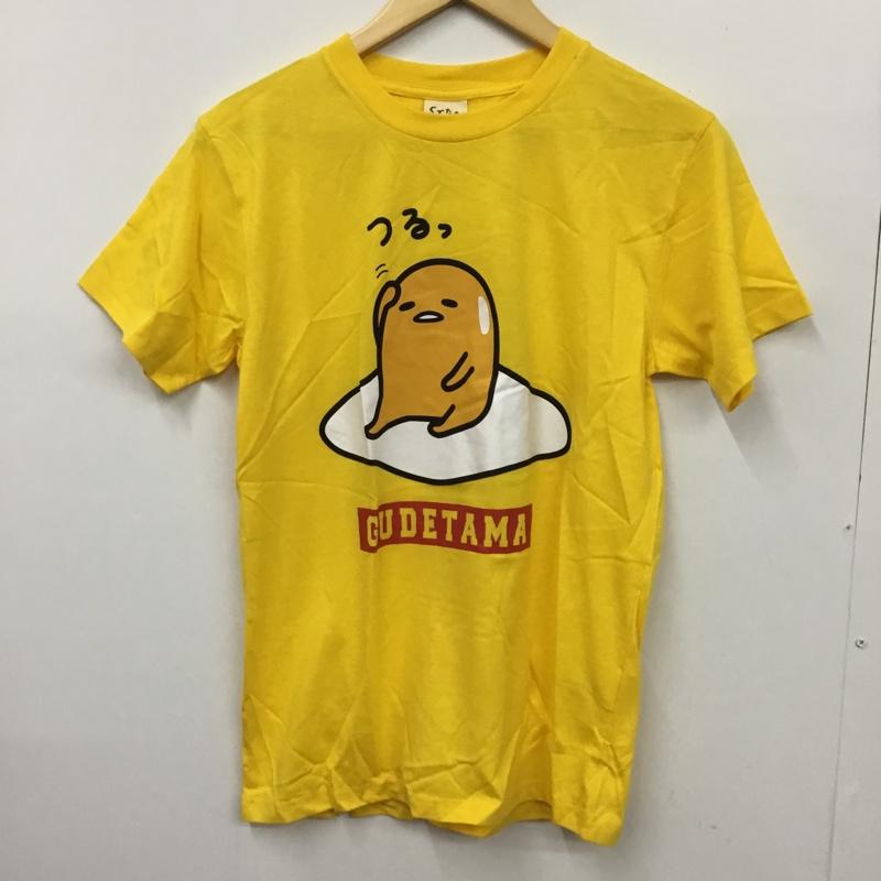 古着 USED Tシャツ 半袖 ぐでたま S プリント X キャラクター 黄 / イエロー /  レディース USED 古着 中古 10146279