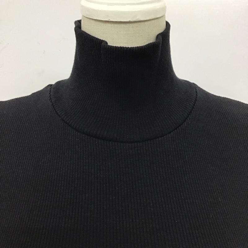 ザラ ZARA ワンピース ロングスカート ロングワンピース ノースリーブワンピース タートルネックワンピース S 無地 黒 / ブラック /  レディース USED 古着 中古 10110229