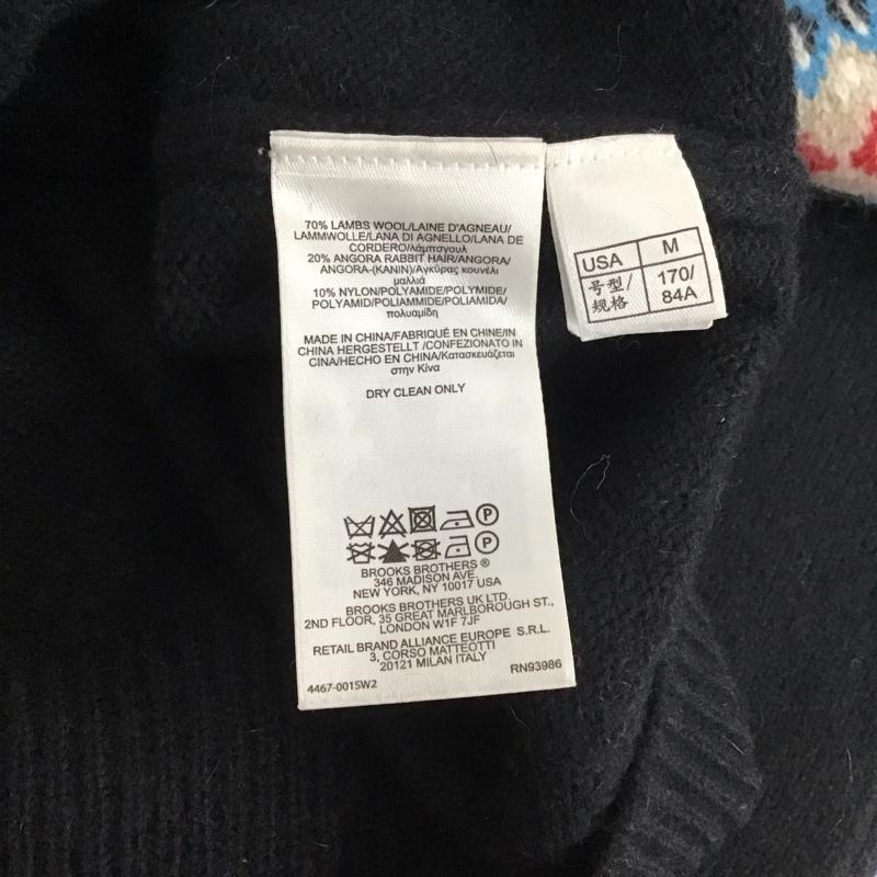 ブルックスブラザーズ BROOKS BROTHERS ニット、セーター 長袖 長袖ニットカットソー クルーネック セーター M プリント マルチカラー / マルチカラー /  レディース USED 古着 中古 10145081