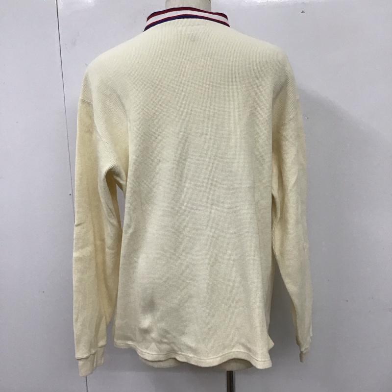 シュプリーム Supreme ポロシャツ 長袖 23AW ThermalL/SPolo サーマルポロシャツ 長袖ポロシャツ L ロゴ、文字 アイボリー / アイボリー /  メンズ USED 古着 中古 10115933
