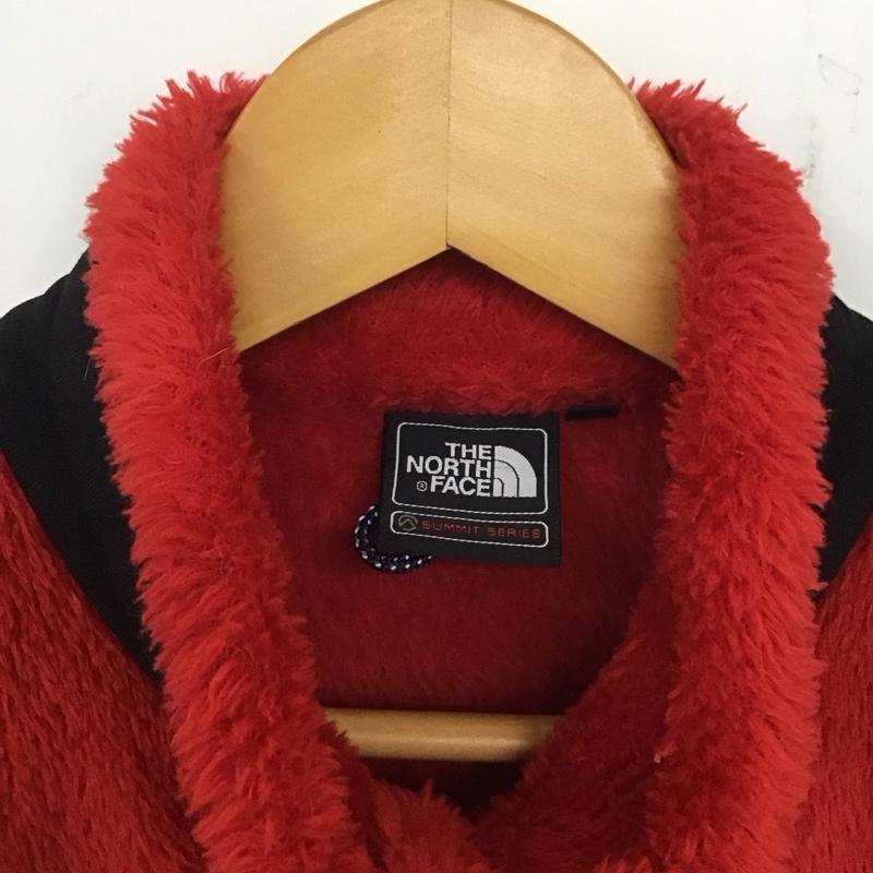ザノースフェイス THE NORTH FACE ベスト ベスト na45704 VERSAAIRVEST ジップアップベスト フリースベスト M ロゴ、文字 赤 / レッド /  メンズ USED 古着 中古 10139855
