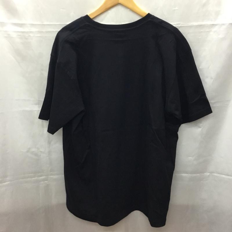古着 USED Tシャツ 半袖 半袖カットソー プリントTシャツ クルーネックカットソー XL プリント 黒 / ブラック /  メンズ USED 古着 中古 10108361