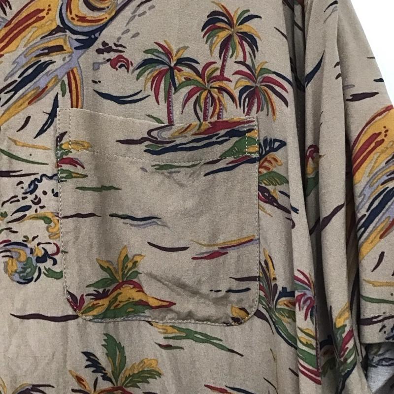 インヘリット INHERIT シャツ、ブラウス 半袖 半袖シャツ プリントシャツ ポケットシャツ プリント マルチカラー / マルチカラー /  メンズ USED 古着 中古 10140676