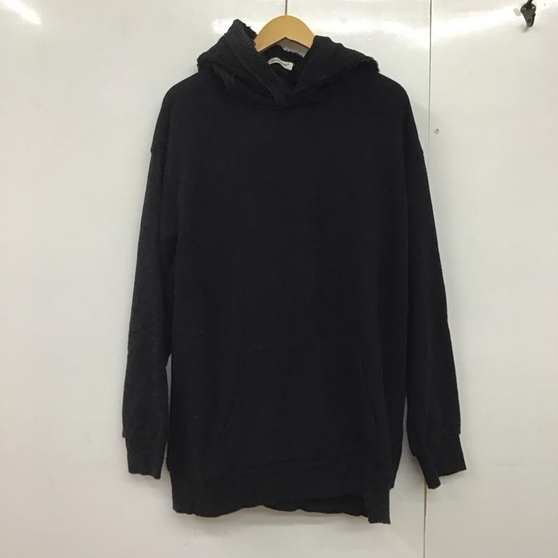 アンダーカバー UNDERCOVER パーカー 長袖 長袖パーカー プルオーバーパーカー スウェット 3 無地 黒 / ブラック /  メンズ USED 古着 中古 10141774