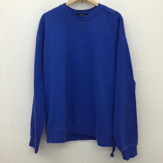 スビ KSUBI トレーナー 長袖 4 X 4 Biggie Crew Cobalt MSP23FL010 XL 刺繍 X プリント 青 / ブルー /  メンズ USED 古着 中古 10122737