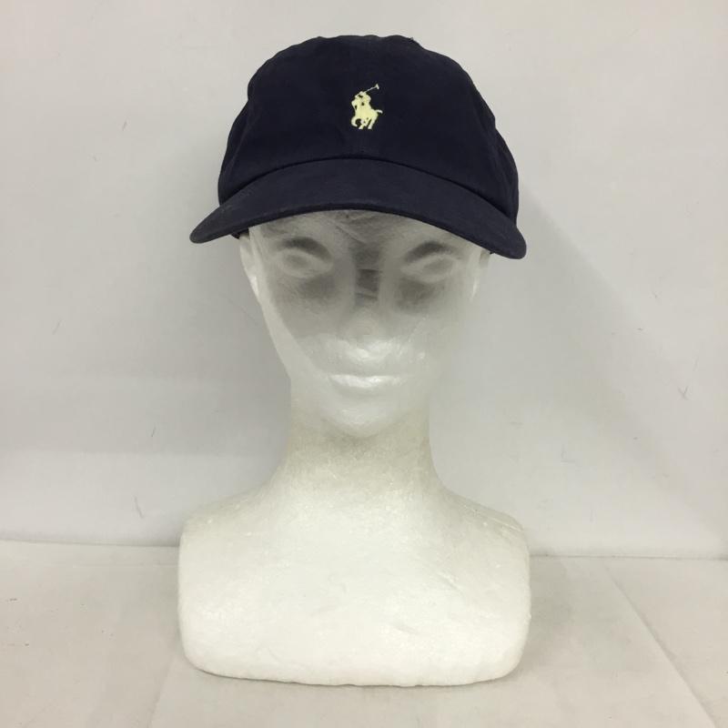 ポロラルフローレン POLO RALPH LAUREN 帽子 キャップ キッズ コットン ワンポイント 紺 / ネイビー /  ボーイズ USED 古着 中古 10137913