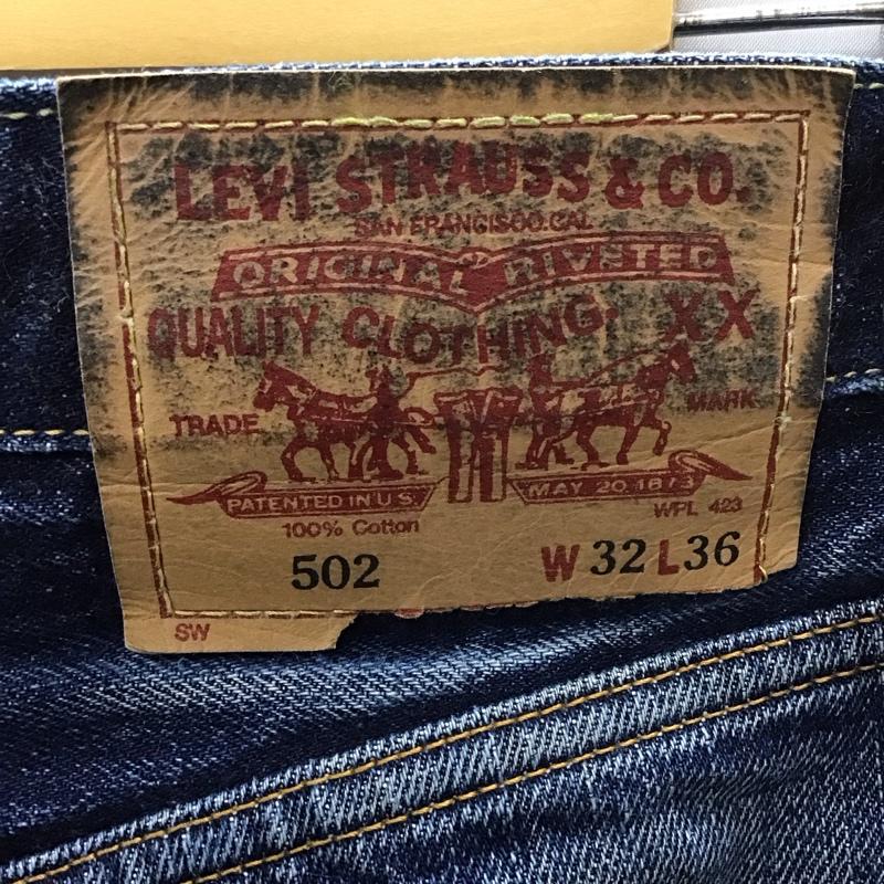 リーバイストラウスアンドコー Levi Strauss & co. パンツ デニム、ジーンズ デニムパンツ ストレートパンツ ワイドパンツ カジュアルパンツ 32インチ 無地 インディゴ / インディゴ /  メンズ USED 古着 中古 10113581